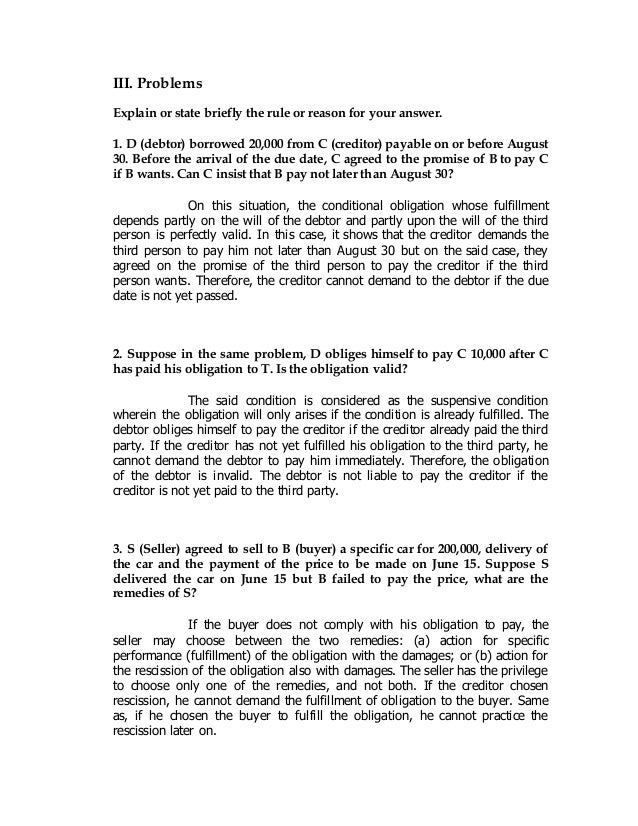 Fulfillment of obligations: what should a debtor remember Fulfillment of obligations: what should a debtor remember
